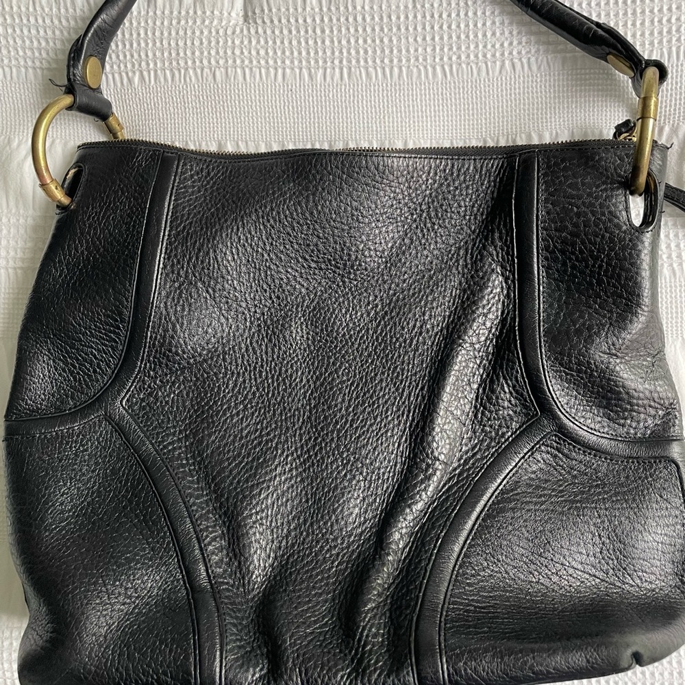 Kenneth Cole Black Leather Bag